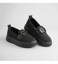 Kindep Shoes Toka Detaylı Kadın Günlük Ayakkabı SİYAH