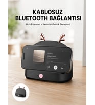 Bluetooth Hoparlör Uzun Pil Ömrü Yüksek Ses Kaliteli Kablosuz Telefon Tutma