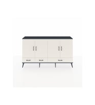 Arges Konsol 6 Raflı 3 Çekmeceli 4 Kapaklı 176x30x99 Antrasit-Aytaşı