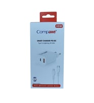 Compaxe CTA-350TI 35W 5V 3A PD-QC+ Type-C To Lightning Şarj Kablosu