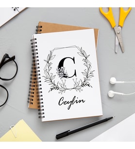 İsim Baskılı Defter Kişiye Özel