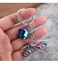 Mini Motor Metal Anahtarlık (Çok Renkli)