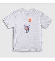 Presmono Unisex Çocuk Beyaz Little Monster T-Shirt 290389tt