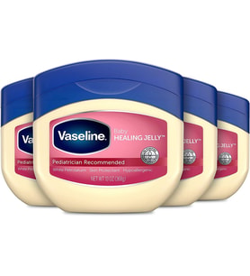 Petroleum Jelly Bebek Cilt Bakımı Koruyucu ve Saf 4 Sayım Kuru Cildi Tedavi Eder ve Bezin Döküntüsünden Şişmiş Cildi Önler Hipoalerjenik ve Ciltte Nazik 13 Oz