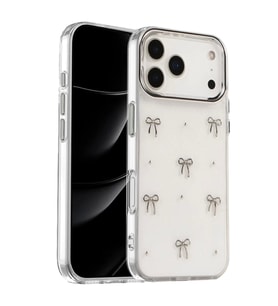 Newface Apple iPhone 17 Pro Max Fiyonk Desenli Kapak - Desen 5