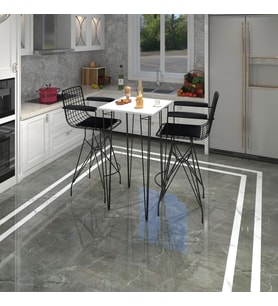Knsz masa sandalye takımı hem105zengin byzsyh 070*070 2 sandalye syhsyh kolçaklı