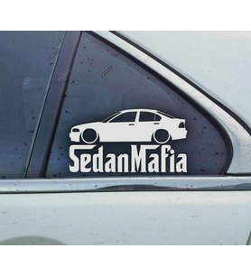 E46 3-series sedan Kelebek Cam Araba oto Sticker 19 cm 2 Adet