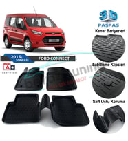 Ford Connect Havuzlu 3D Paspas Niken Siyah 2015 Sonrası