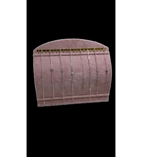 Bombeli Süet Kumaş Pembe Renk 20/24 Cm Ayaklı Kancalı Bileklik Sergileme Standı