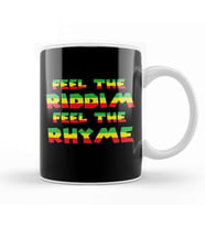 Cool Runnings Feel the Riddim Feel The Rhyme Kupa Bardak Porselen