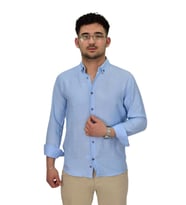 Erkek Spor Gömlek Regular Fit 9646 BGL-ST04411 (Mavi)