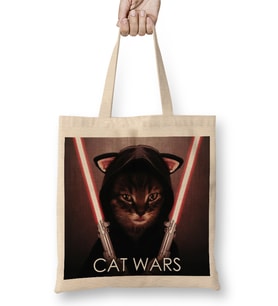 Star Cat Wars 04 Bez Çanta Uzun Saplı