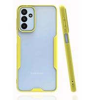 Newface Samsung Galaxy A04S Kılıf Platin Silikon - Sarı