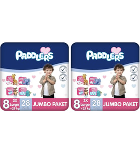Bebek Bezi 8 Numara Xxx-Large (25+ Kg) 28 Adet – Paket (2 Paketi)