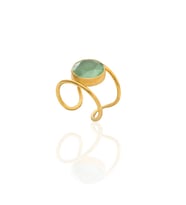Kadir Jewellery 22 Ayar Altın Kaplama Kadın Zirkon Taşlı Yüzük
