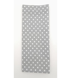 Angel Çanta Aksesuar 120x50 cm Gri Renk Küçük Puantiyeli Pamuklu Astarlık Kumaş No:23