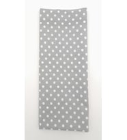 Angel Çanta Aksesuar 120x50 cm Gri Renk Küçük Puantiyeli Pamuklu Astarlık Kumaş No:23