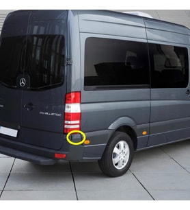 Mercedes Sprinter 2007-16 Sağ Arka Stop Alt Plastik Çıtası A9068802671