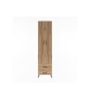 Hyperion Dolap 5 Raflı 2 Çekmeceli 2 Kapaklı 60x44x243 Aytaşı-Çam