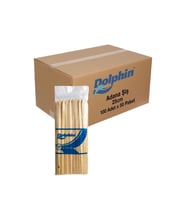 Dolphin Bambu Ahşap Adana Çöp Şiş - 24 Cm. - 100 lü 50 Paket / Koli