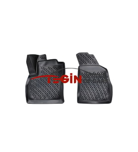 Citroen Nemo Panelvan 2 Parça 2013 3D Havuzlu Paspas Siyah (Karışık)