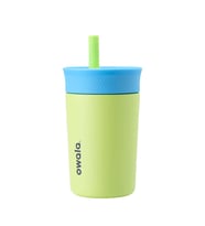 Owala 12 oz 355 ml Çelik Termos Suluk – Vakumlu Sızdırmaz Çocuk Okul Matara 355 ml (Yeşil-Lila)