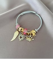 Kanatlı Charm Bileklik (Gümüş)