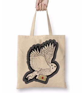 Harry Potter Mail Time Bez Çanta Uzun Saplı