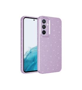 Samsung Galaxy A14 Uyumlu Kılıf Kamera Korumalı Simli Lüks Zore Koton Kapak