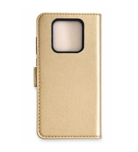 Tecno Camon 16 Prime Trend S Plus Kapaklı Kılıf - Gold