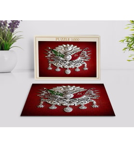 BK Home Osmanlı Arması 1000 Parça Profesyonel Puzzle-1