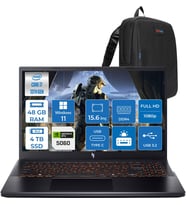 Acer Nitro V15 ANV15 13.nesil Core I7 13620H 48GB 4tb SSD 8GB/RTX5060 75W Gddr7 165Hz IPS Full Hd Freedos Gaming Bilgisayar NHQZAEY001P20+ZETTAÇANTA