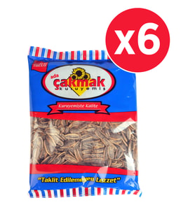ADA ÇAKMAK KURUYEMİŞ Ayçekirdeği 250 Gr Tuzlu Siyah X 6 Adet