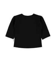Civil Baby Düz Basic 6-18 Ay Sweatshirt - Pudra 9-12 Ay (Siyah)