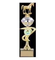 ODAK KUPA - Figürlü Kupalar - At Figürlü Kupalar FG-065 C - 41 cm
