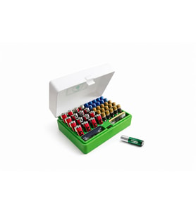 Pil Saklama Kutusu  AA AAA 9V Pil Organizer Kutusu  Düzenleyici Pil Kutusu  Kapaklı Pil Box
