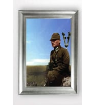 Gümüş Çerçeveli Atatürk Tablo cv748