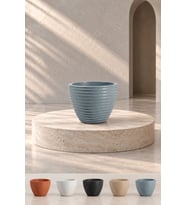 BOSTANN DEKORATİF SAKSI - LILYUM 320 - 13 LİTRE (Gri)