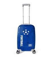 CORAL HIGH 16561 LACİVERT SAKS FUTBOL DESENLİ KABİN BOY (50cm) VALİZ