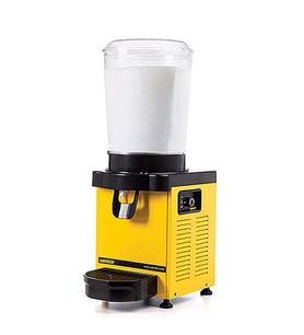 Samixir M10.AY Soğuk İçecek Dispenseri-10 litre-karıştırıcılı-manuel-sarı