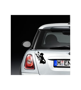 Kelebek Kadın Tasarım Oto Sticker 20*10