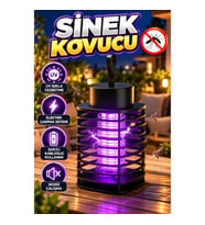 Şarjlı Akıllı Sivrisinek Öldürücü Lamba UV Işık ve Elektrik Çarpma Sistemli