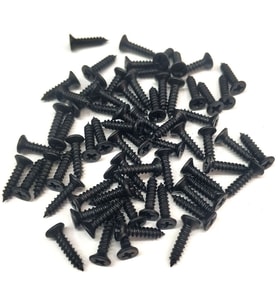 Siyah 1000 Adet Klips Vidası 2,2x9,5 mm YHB - Konik Başlı Kutu, Sandık, Ayak, Askı, Mini Vida