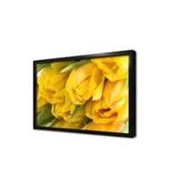 Sarı Çiçekler Çerçeveli Mdf Tablo