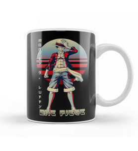 One Piece Luffy 06 Kupa Bardak Porselen