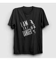 Presmono Unisex Siyah Danger V2 Breaking Bad T-Shirt 184433tt