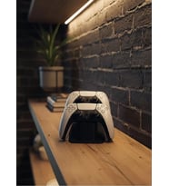İkili Gamepad Tutucu Siyah 7x18 Cm Masa Ve Raf Düzeni