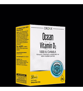 Ocean Vitamin D3 1000 50 ML (Mavi)