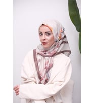 Renkli Karma Desen Dijital Soft Eşarp
