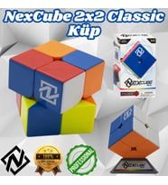 Orijinal NexCube 2x2 Classic Küp - Nexcube Speed Cube - NexCube 2x2 Classic Zeka Küpü - Zeka Küpü - (Çok Renkli)